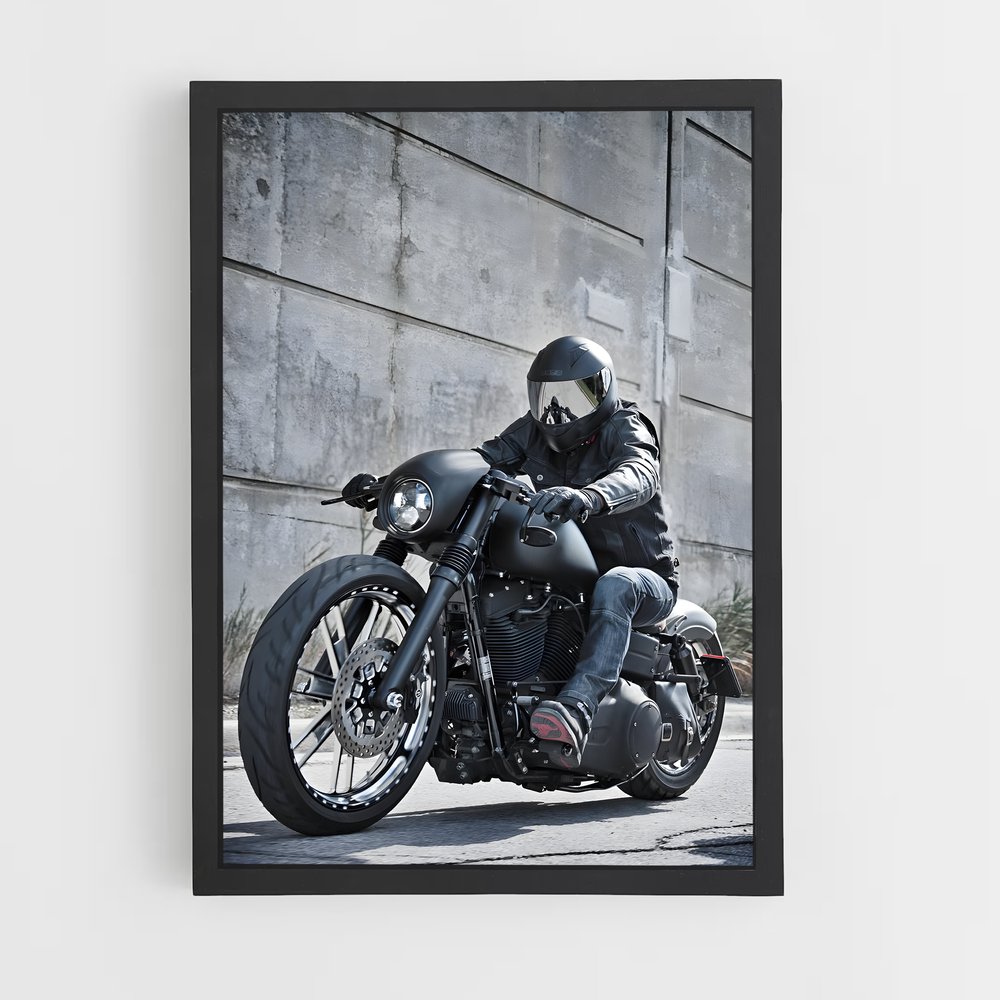 Poster Rider Urbain – affiche Harley-Davidson (vue 2)